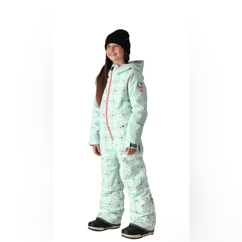 686 Hello Kitty Girls Ski Snowboard Suit One Piece